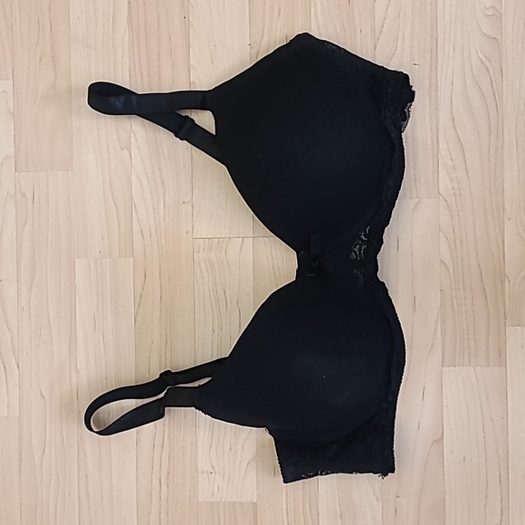 Black Fuchsia Plus Size Bra, by Secret Lace LLC 40DD - Picture 1 of 6